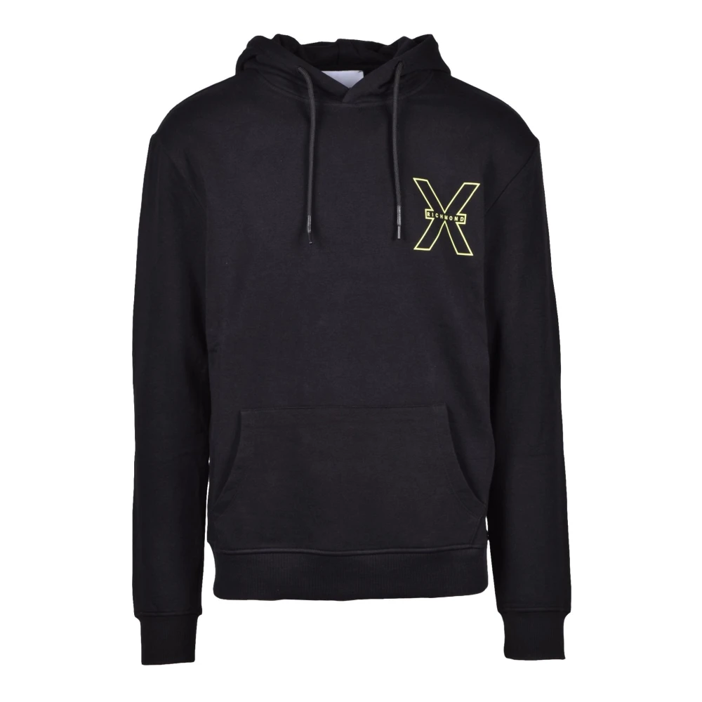 Richmond X Sweatshirt in katoen-polyester mix Black Heren