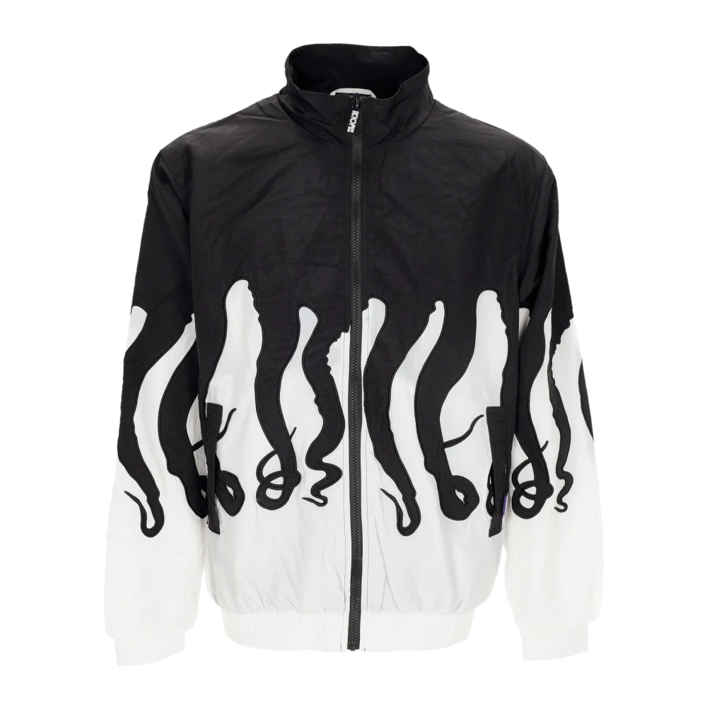 Octopus Originele Track Top Wit Zwart Streetwear Black Heren