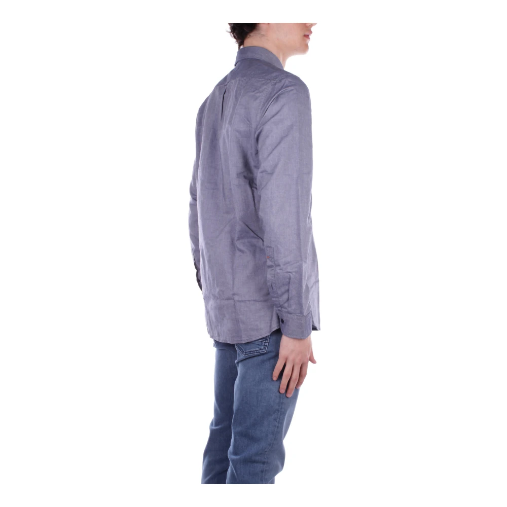 Hugo Boss Blauwe Front Button Shirt Blue Heren