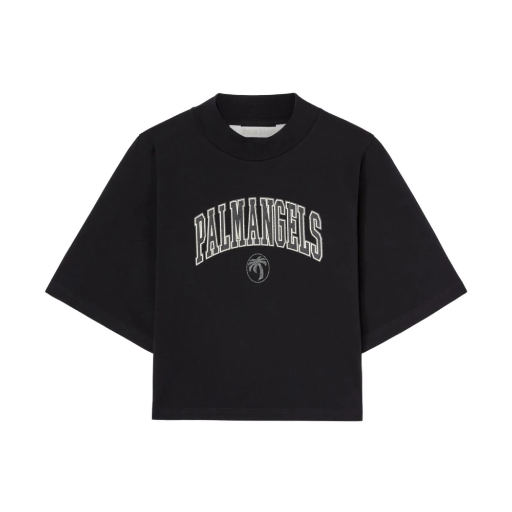 Palm Angels Zwart T-shirt & Polo Dames Collectie Black Dames