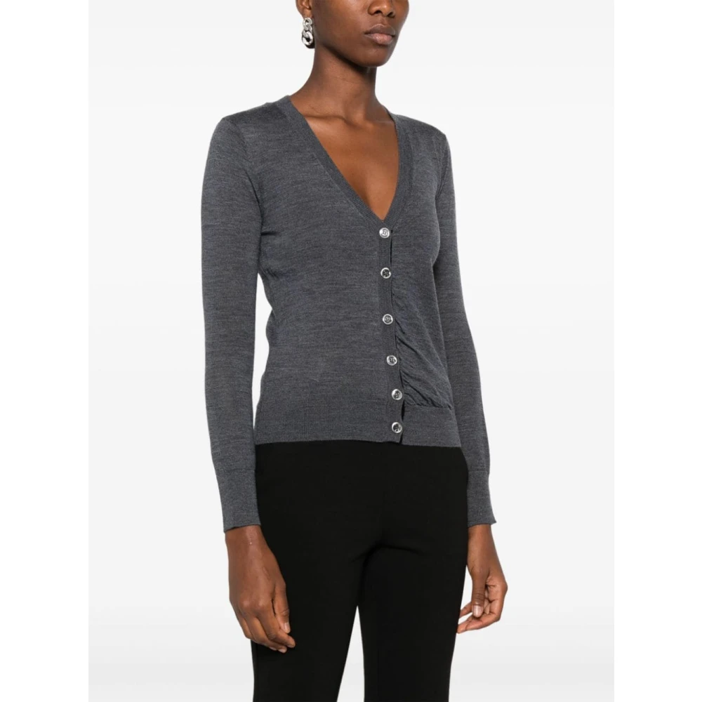pinko Lana Cardigan Sweaters Gray Dames