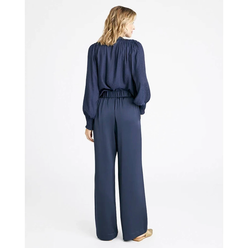 Gustav Wijde Pijp Miya Broek Blue Dames