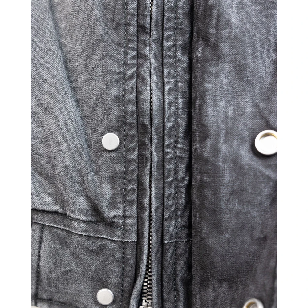 Represent Grijze Bomberjack met Zwarte Mouwen Gray Heren