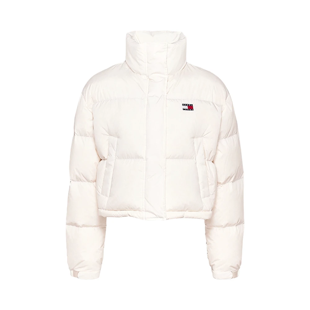Tommy Jeans Witte Donsjas voor Vrouwen White Dames