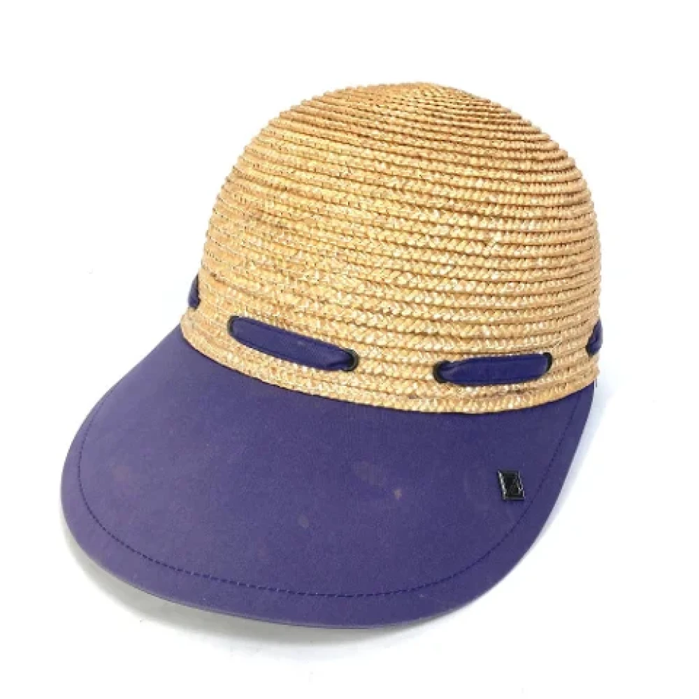 Dior Vintage Pre-owned Cotton hats Purple Dames
