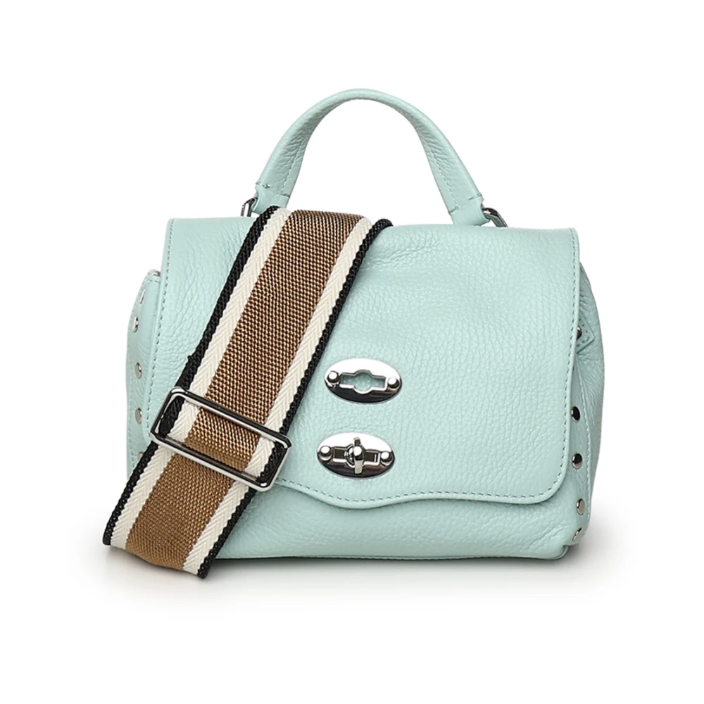 Zanellato Women's Blue Postina Baby - Handbags - One Size - Bags