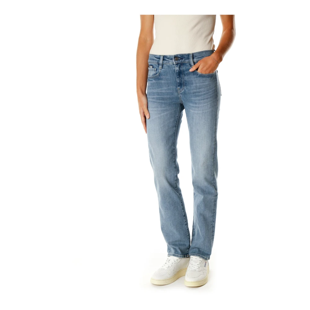G-Star Women's Blue Straight Fit Jeans, W26 L34, Strace Straight Jeans