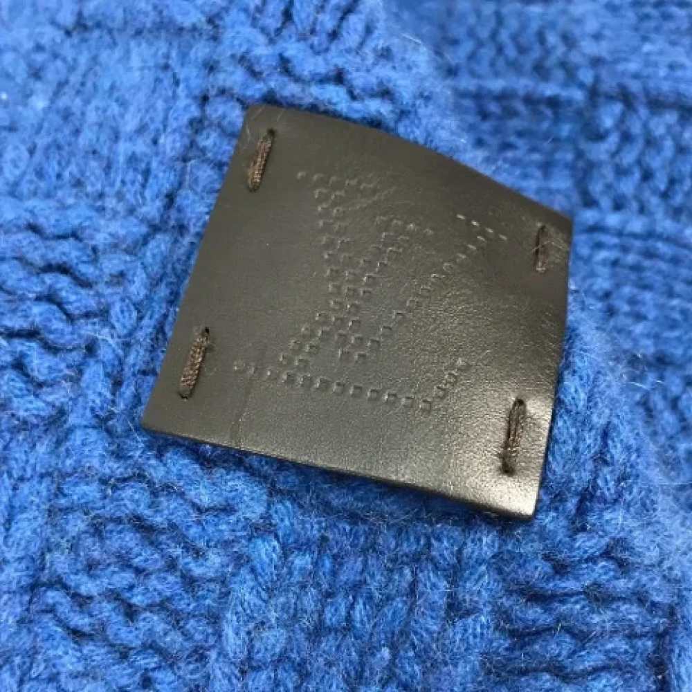 Louis Vuitton Vintage Pre-owned Cashmere scarves Blue Dames
