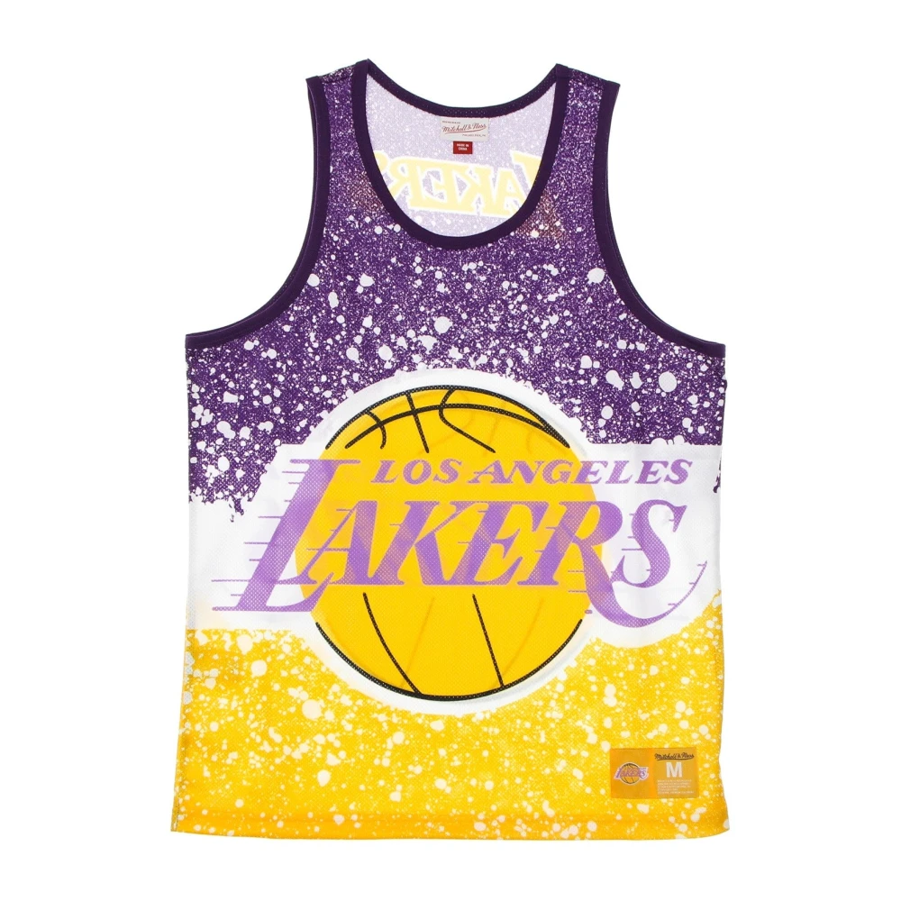 Mitchell & Ness NBA Jumbotron Tank Top Lakers Edition Multicolor Heren