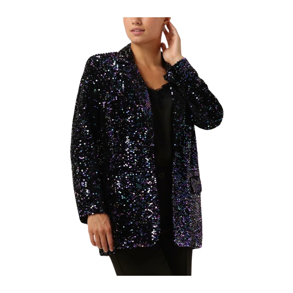 Notre-v Dames Blazers Nv-christine Glitter Velvet Blazer Multicolor Dames