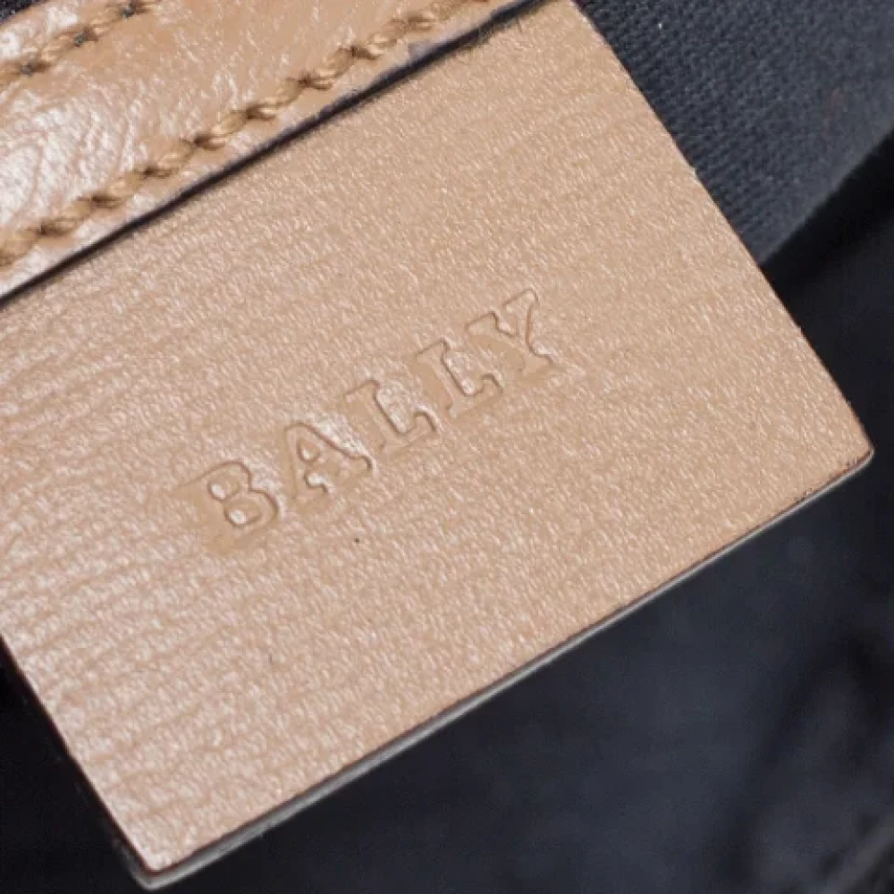 Bally Pre-owned Canvas shoulder-bags Black Dames