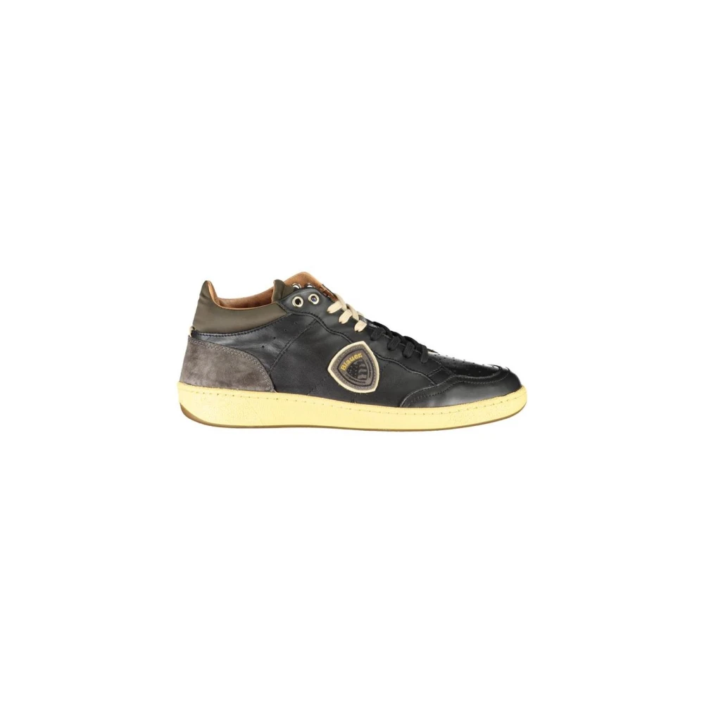 Blauer Men's Black Sneakers, 8 Uk, Casual Style Trainers
