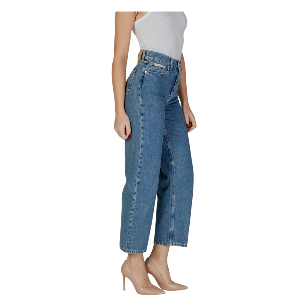Calvin Klein Jeans Regular Women's Jeans Lente Zomer Collectie Blue Dames