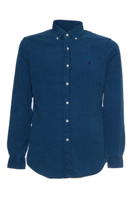 dark-indigo-button-down-shirt