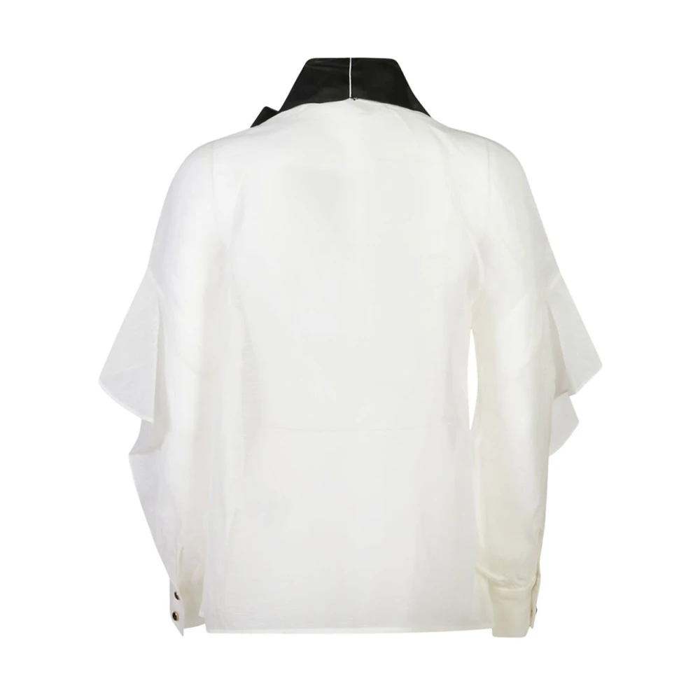 Zimmermann Witte Shirt Waterval Illustratie White Dames