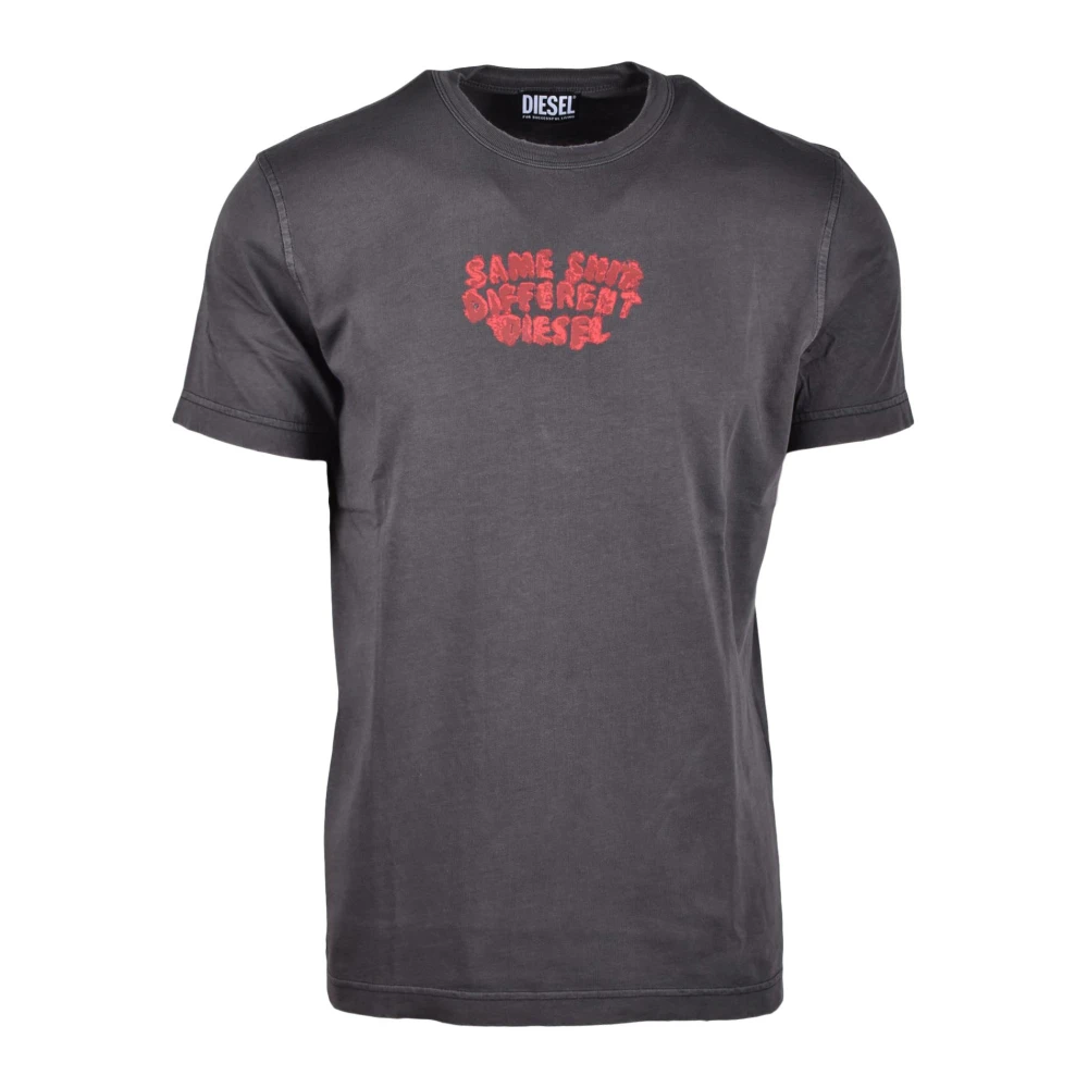 Diesel T-Diegor-E2 T-shirt Gray Heren