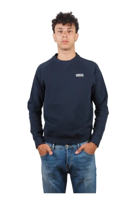 Blå All-Seasons Sweatshirt Herr Långärmad