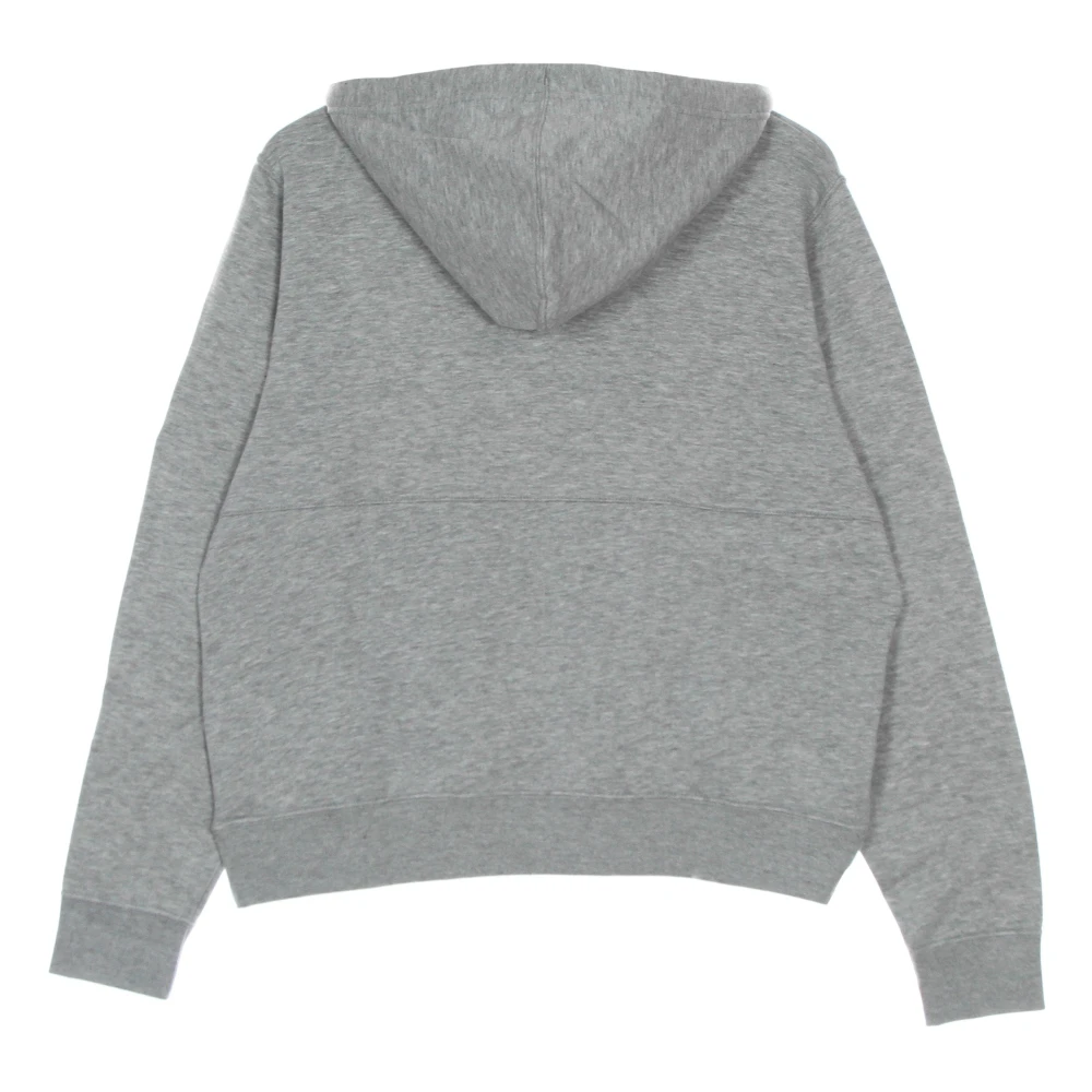 Nike Fleece Hoodie Heritage Long Sleeve Sweatshirt Gray Dames