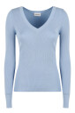 ribbed-v-neck-cotton-t-shirt