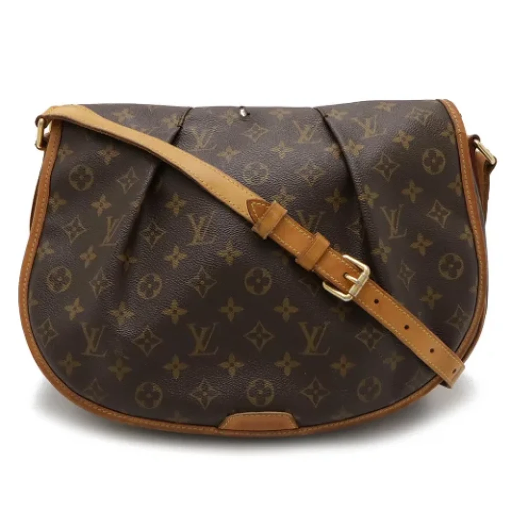 Louis Vuitton Vintage Pre-owned Fabric shoulder-bags Brown Dames