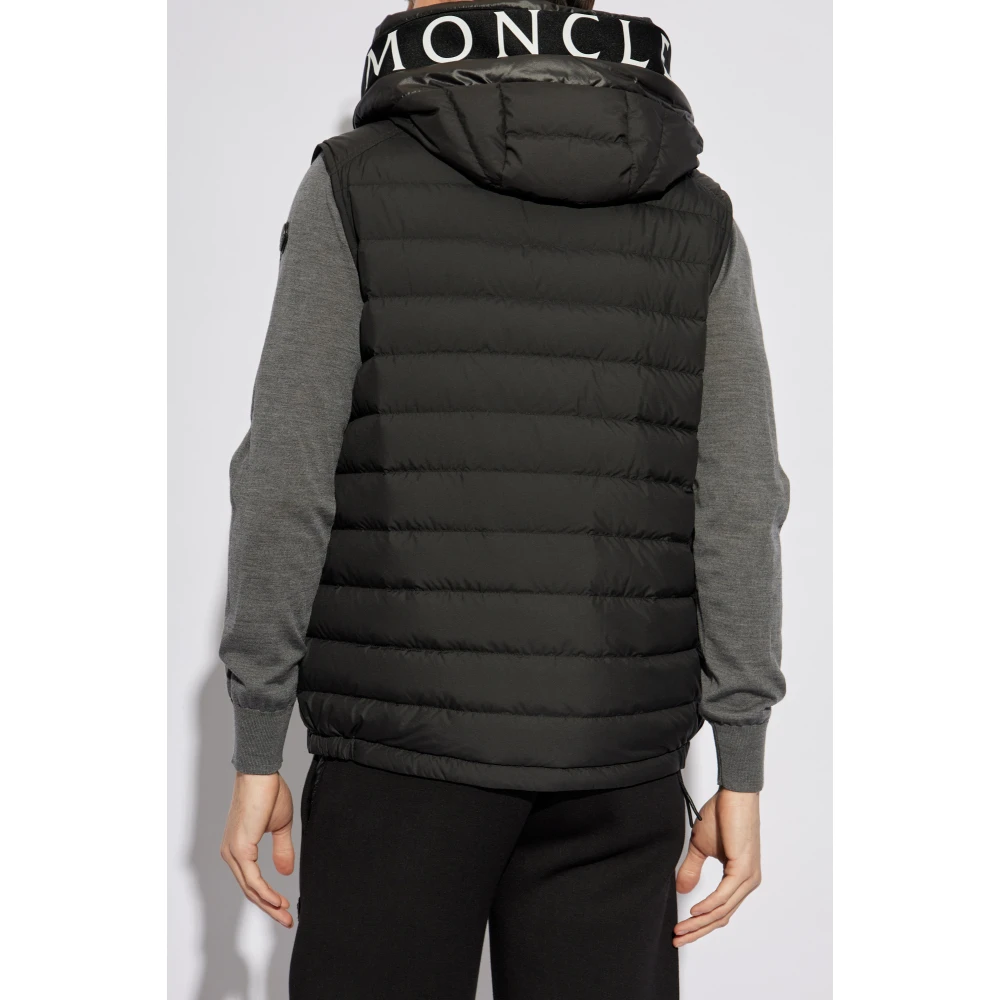 Moncler Donsvest Bourget Black Heren