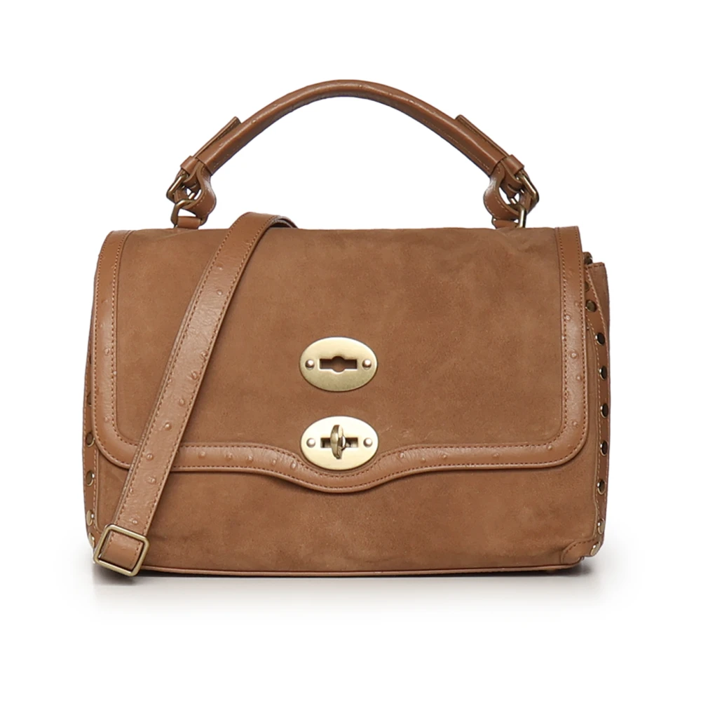 Zanellato Women's Brown Handbags, One Size, Postina Small Bag