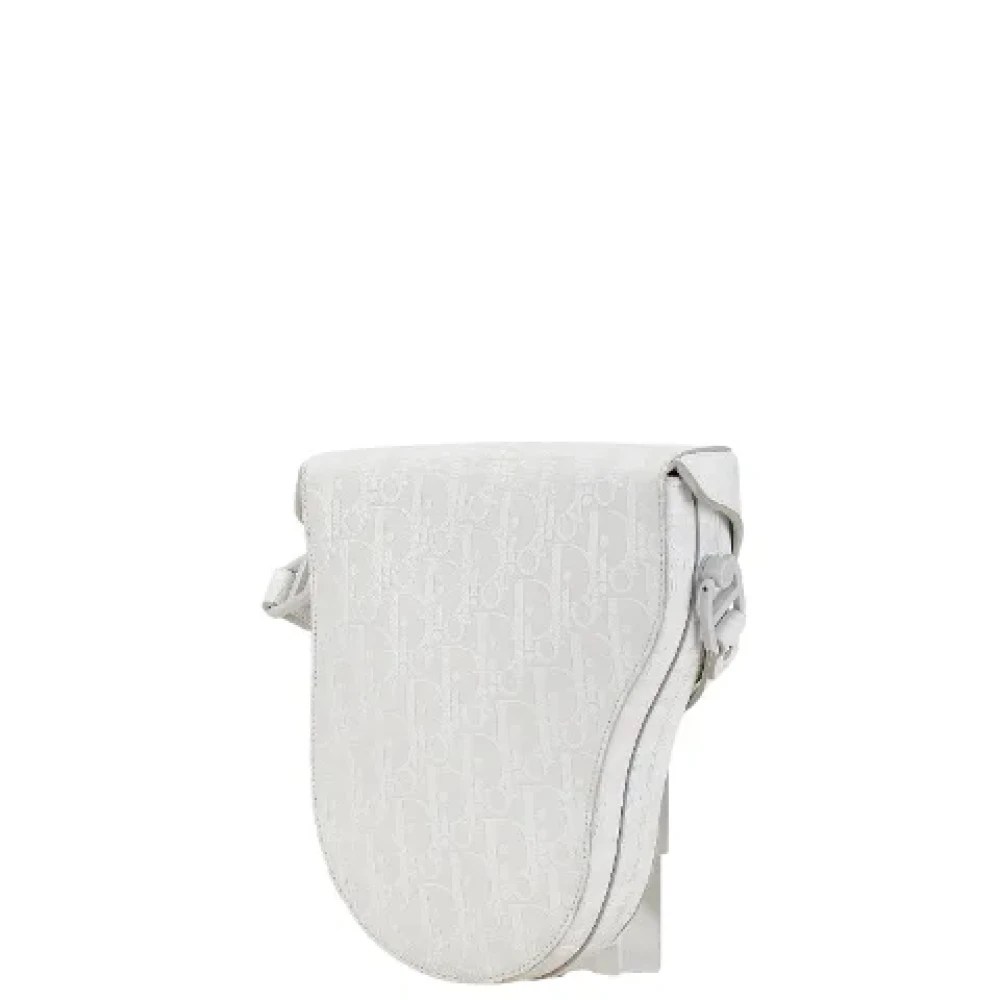 Dior Vintage Pre-owned Leather crossbody-bags White Dames