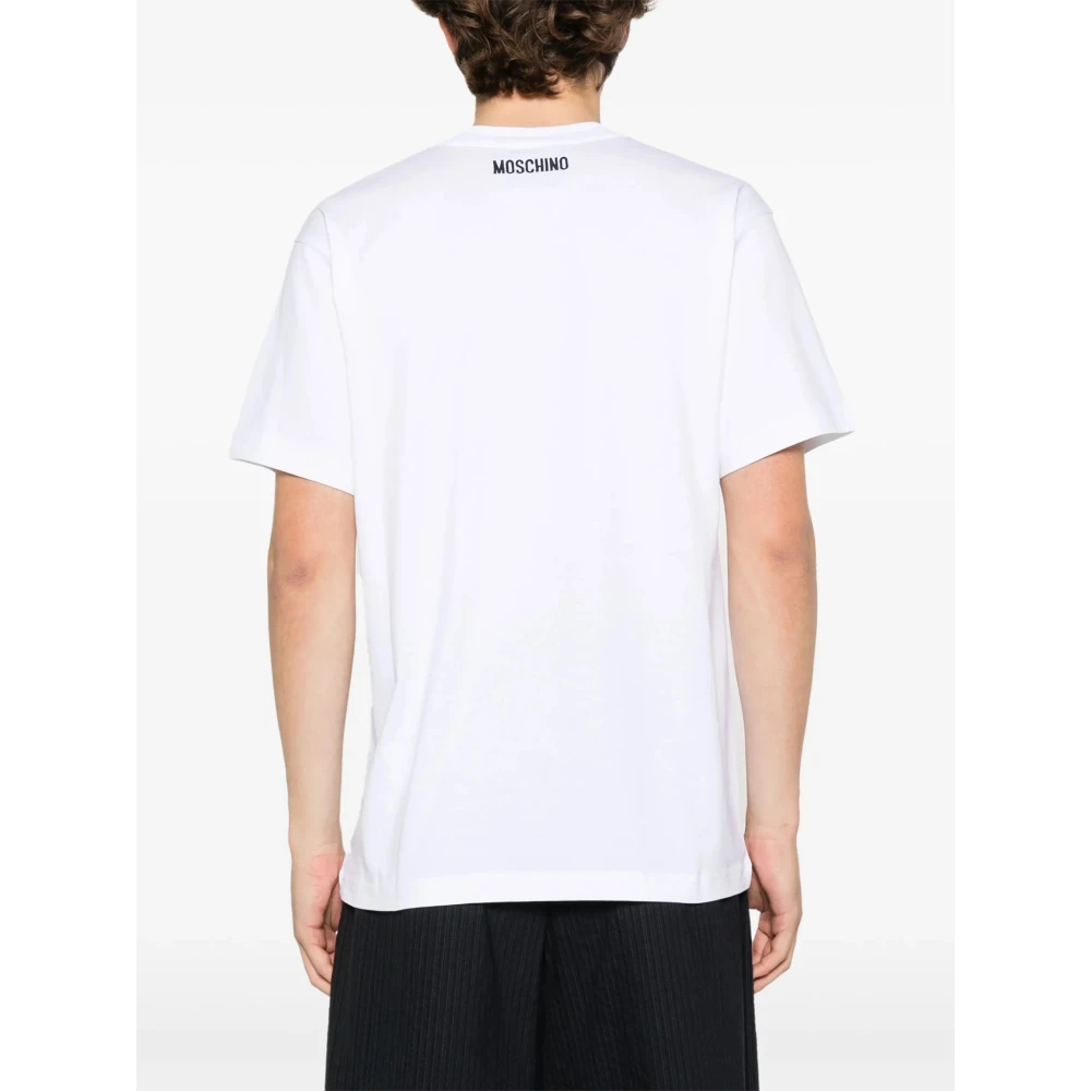 Moschino Witte T-shirts en Polos White Heren