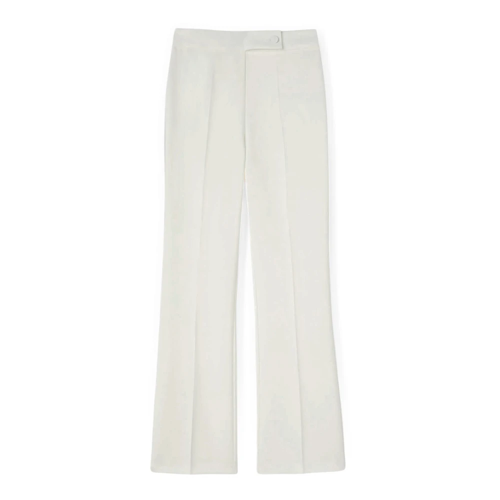 Motivi Crepe Stretch Flare Broek White Dames