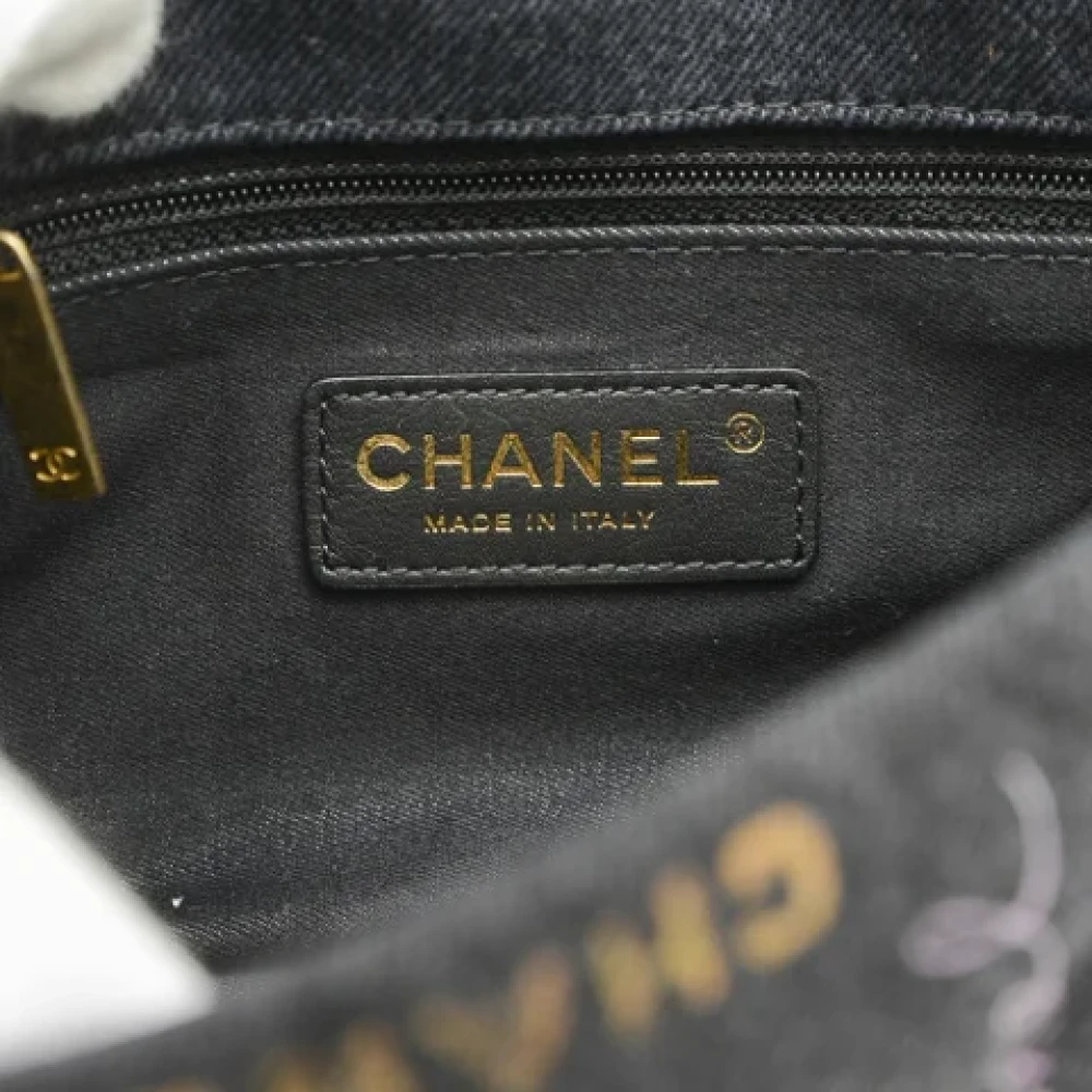 Chanel Vintage Pre-owned Denim chanel-bags Black Dames