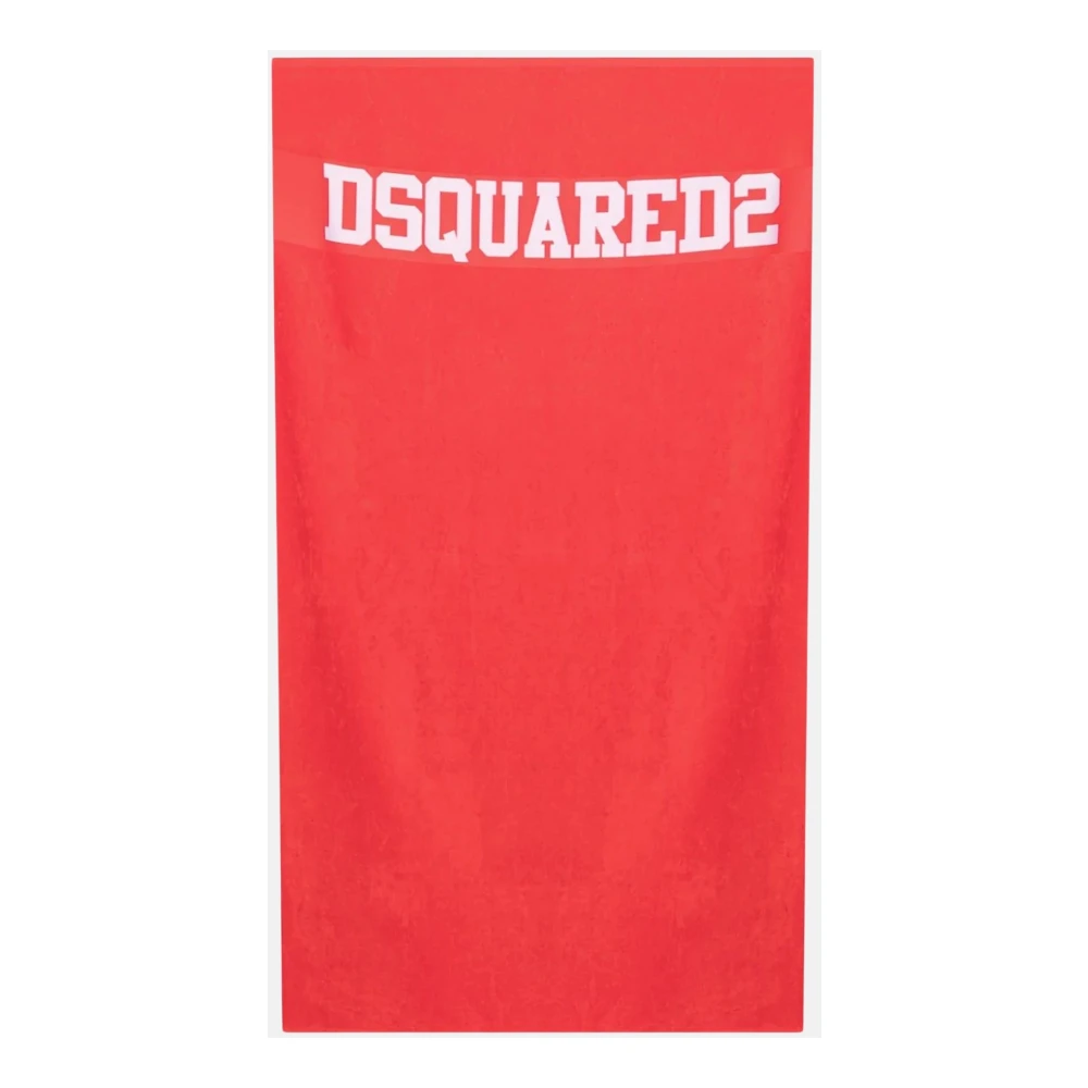 Dsquared2 Towels Red Unisex