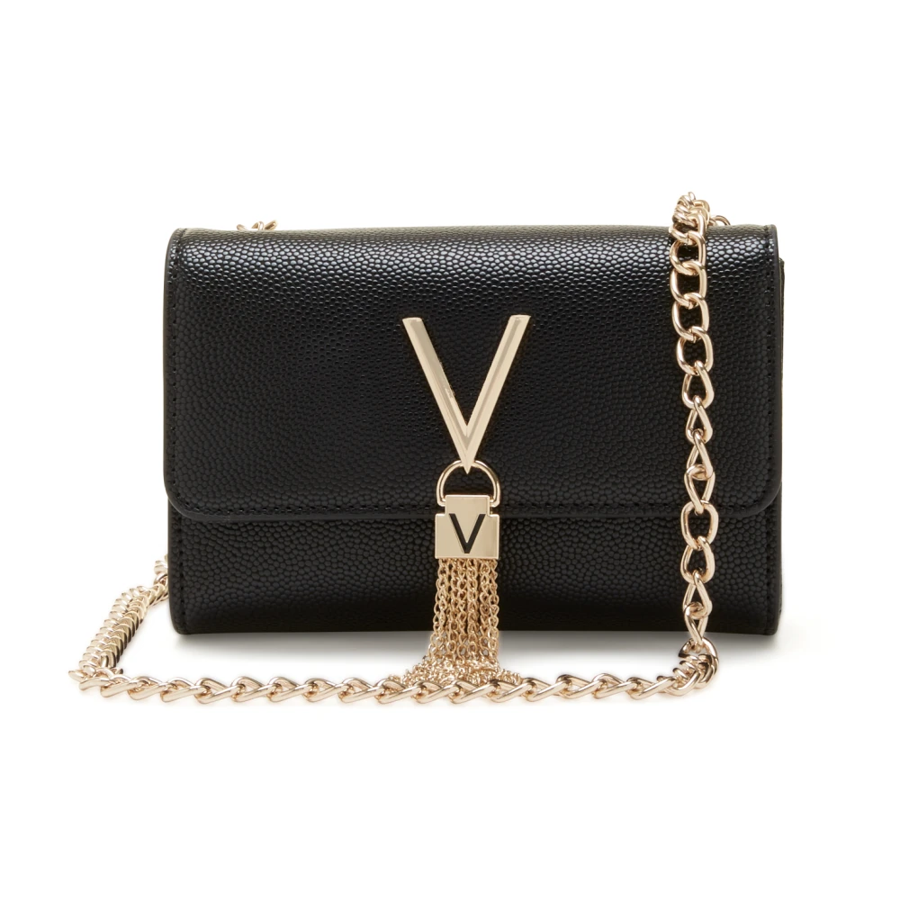 Valentino Damen Schwarz - Divina Pochette 03G Nero/Gold - Clutch 1 L - Bild 6