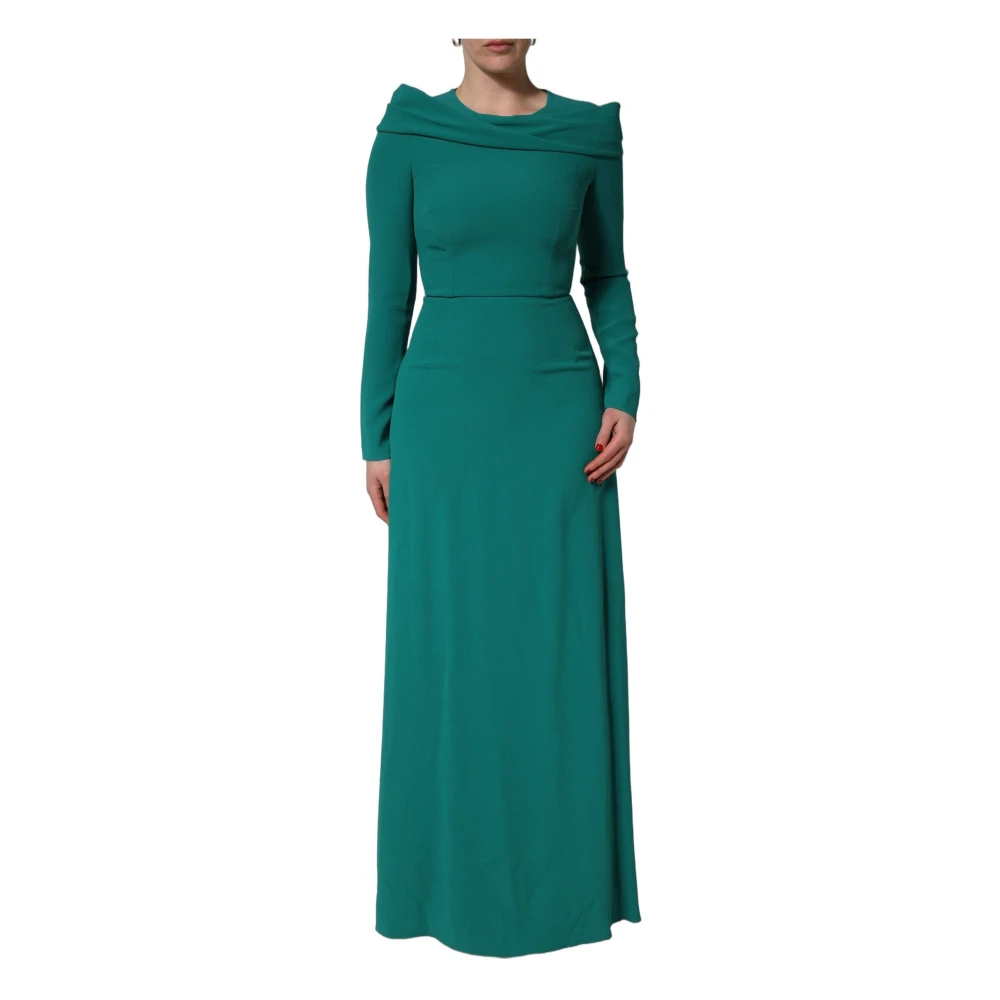 Dolce & Gabbana Women's Green Long Gown Dress - Gowns - S - Dresses