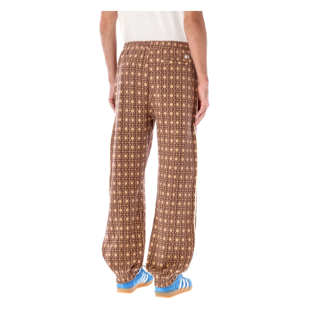 Wales Bonner Oranje Bruine Power Track Pant Broek Brown Heren
