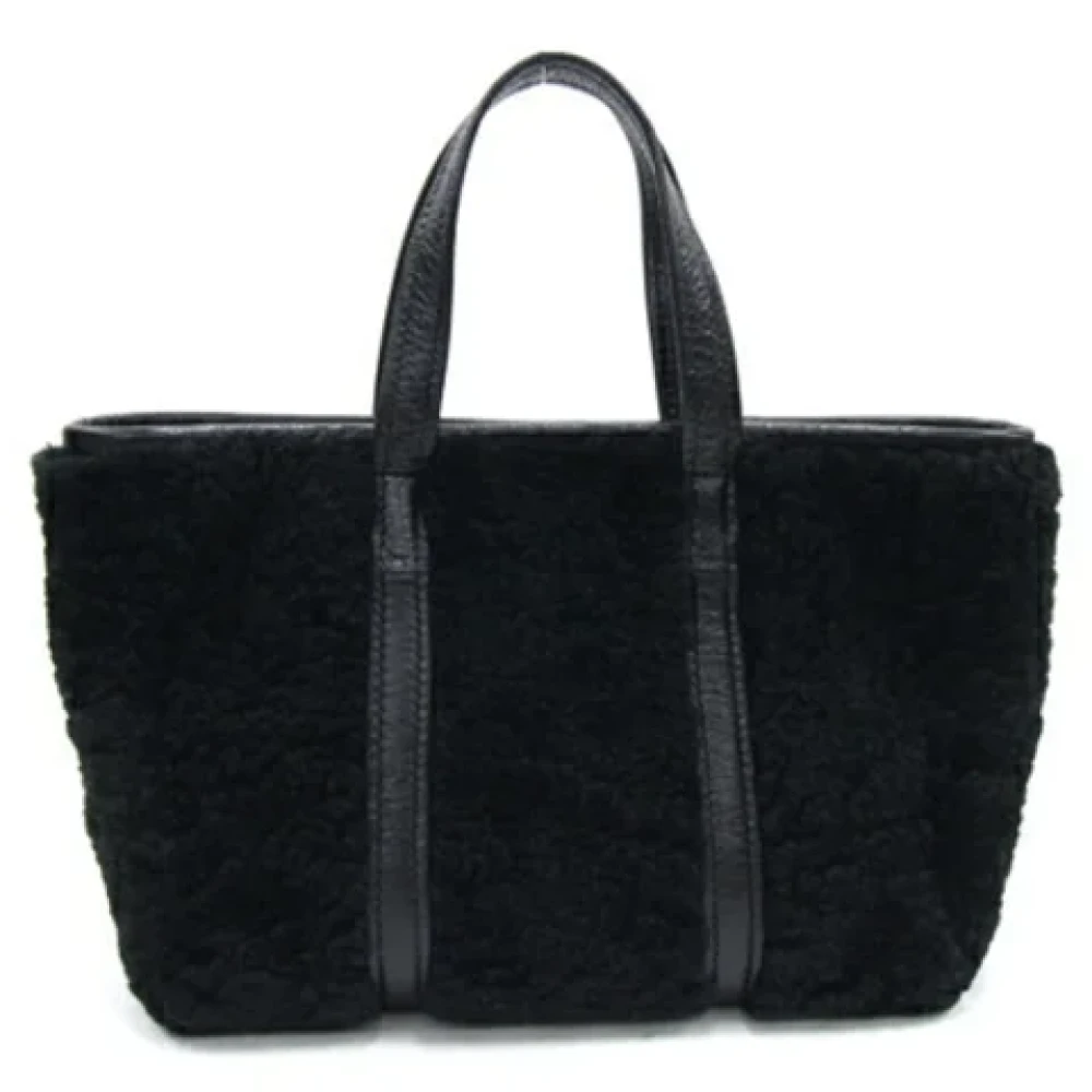 Balenciaga Vintage Pre-owned Leather handbags Black Dames