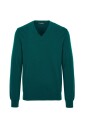 pull-en-cachemire-vert-a-col-en-v