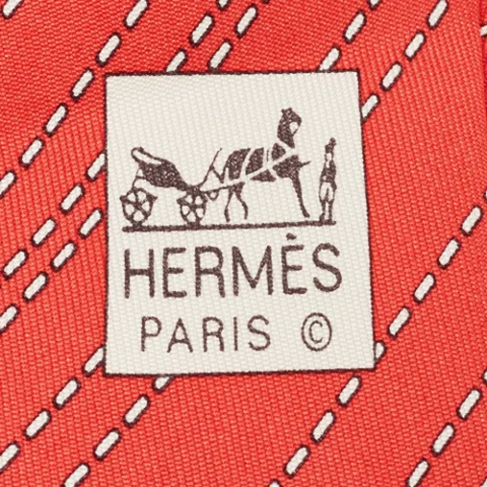 Hermès Vintage Pre-owned Silk tops Orange Heren