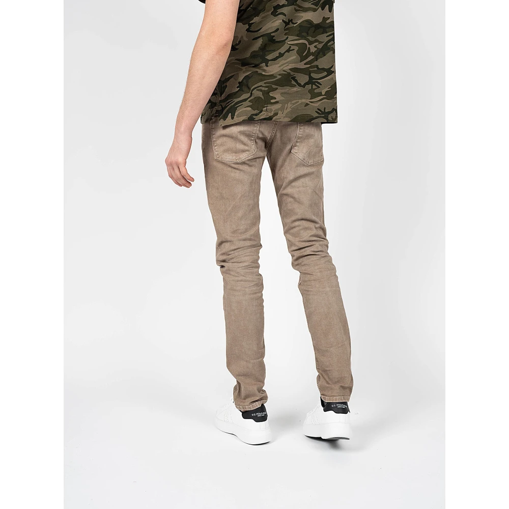 Pepe Jeans Stanley Jeans Straight Fit Gewassen Denim Beige Heren