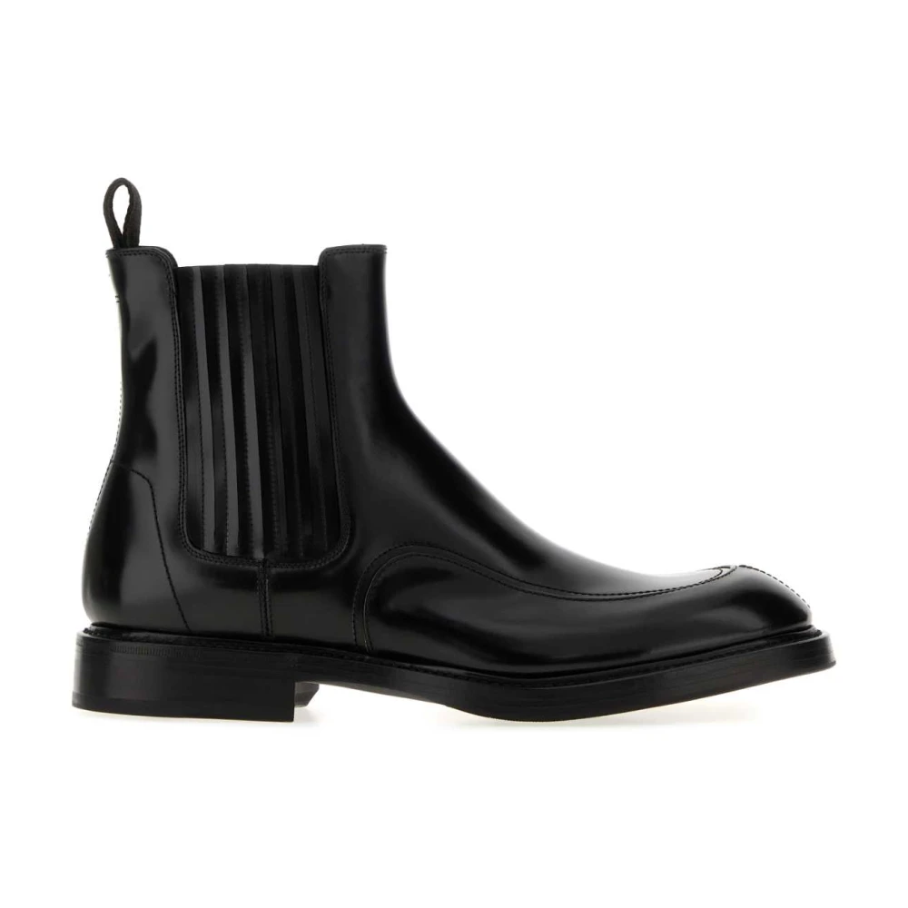 Dolce & Gabbana Leren enkellaarzen