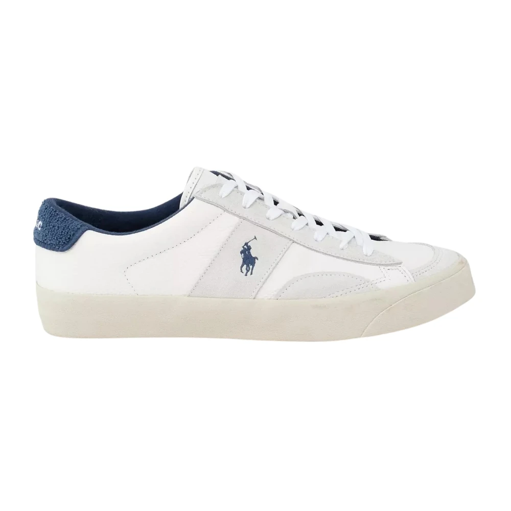 Ralph Lauren Vita sneakers med logotyp Sayer Sport White, Herr