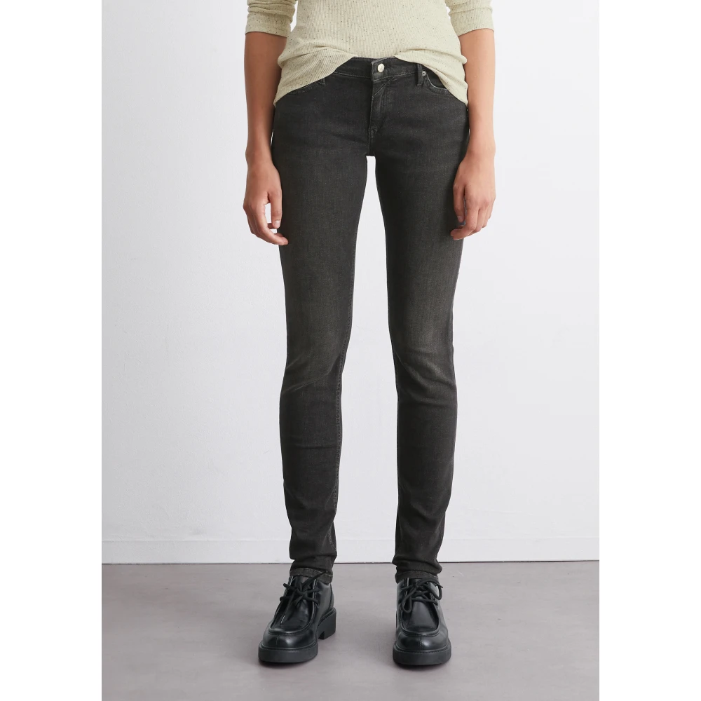Marc O'Polo Jeans model SIV skinny met lage taille Gray Dames