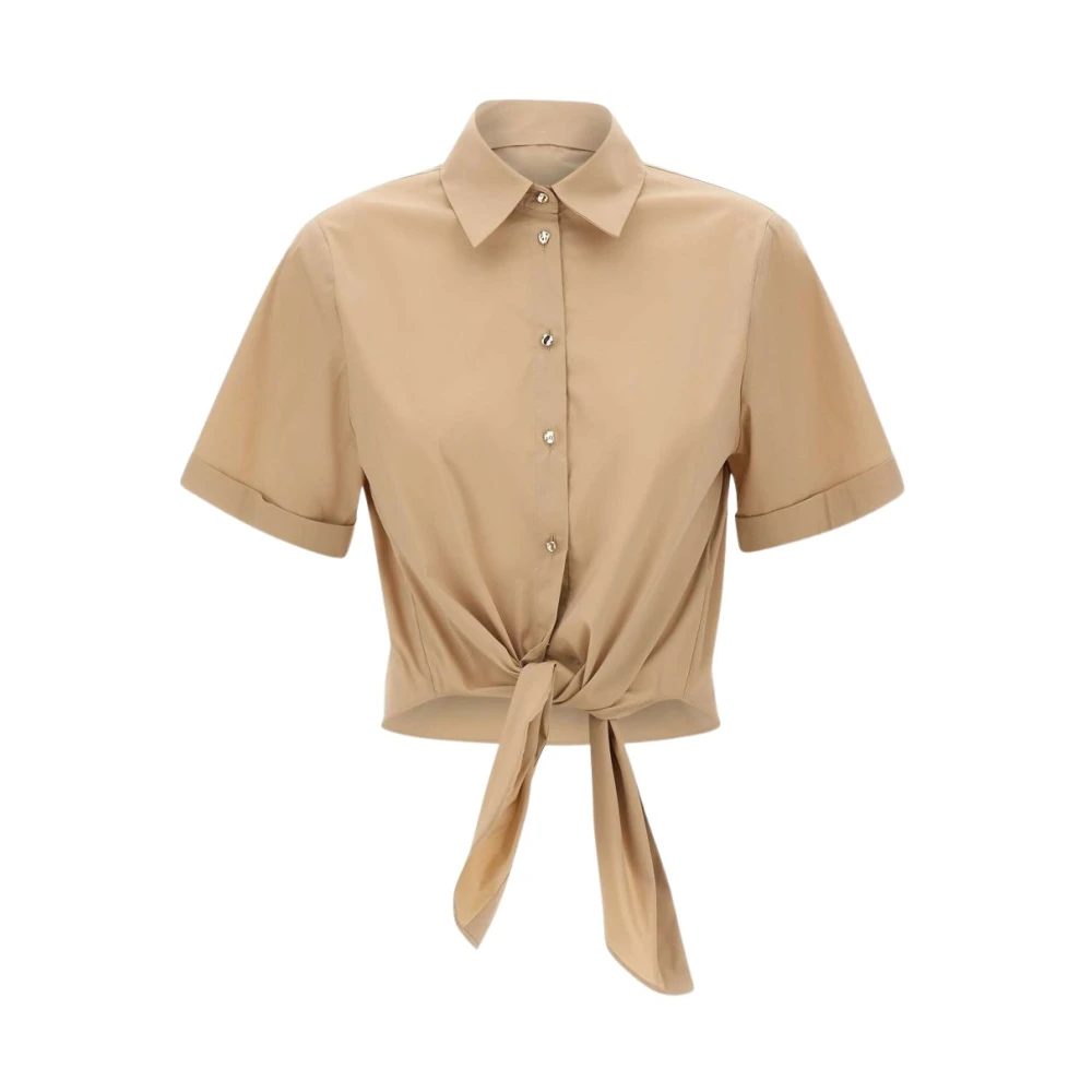 Liu Jo Vrouw Beige Overhemden Dames, Xl, Black Shirts