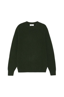 Wool Rib Roundneck Knit