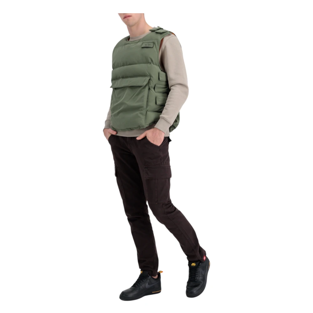 alpha industries Katoenen Jassen en Blazers Green Heren