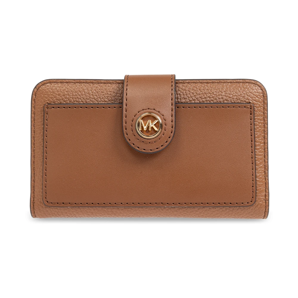 Michael Kors Portemonnee `MK Charm` Brown Dames