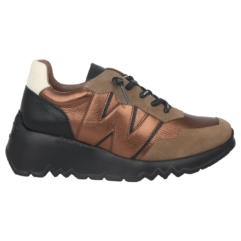 Wonders Track Lace-Up Sneaker Dames Schoenen Veelkleurig Multicolor