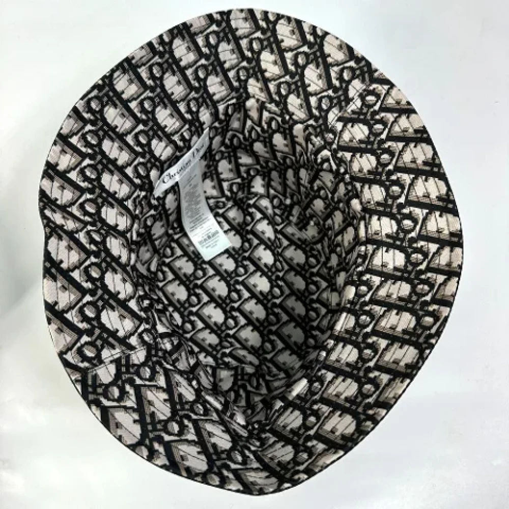 Dior Vintage Pre-owned Cotton hats Black Dames