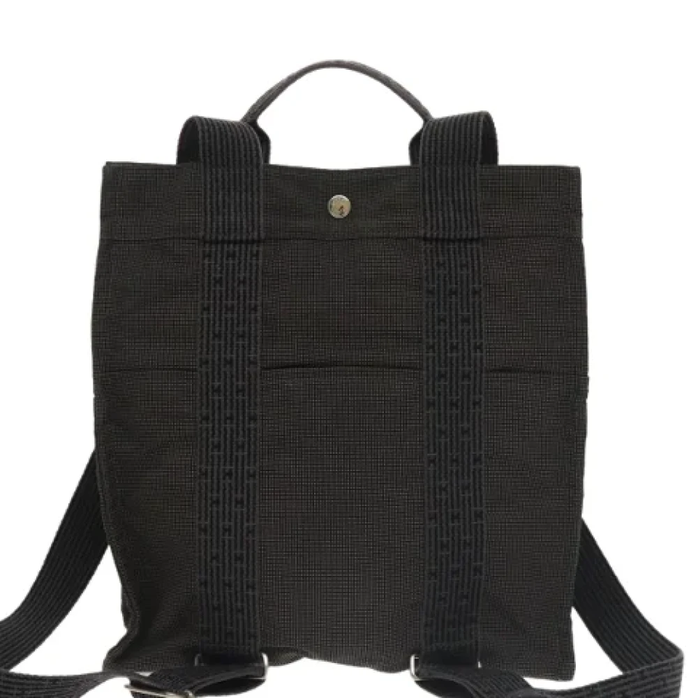 Hermès Vintage Pre-owned Canvas handbags Brown Dames