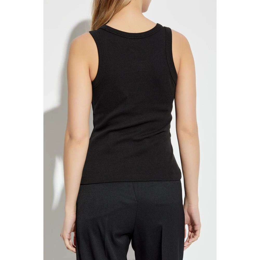 Kenzo Top met logopatch Black Dames
