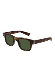 Stylowe okulary przeciwsłoneczne - Havana/Green